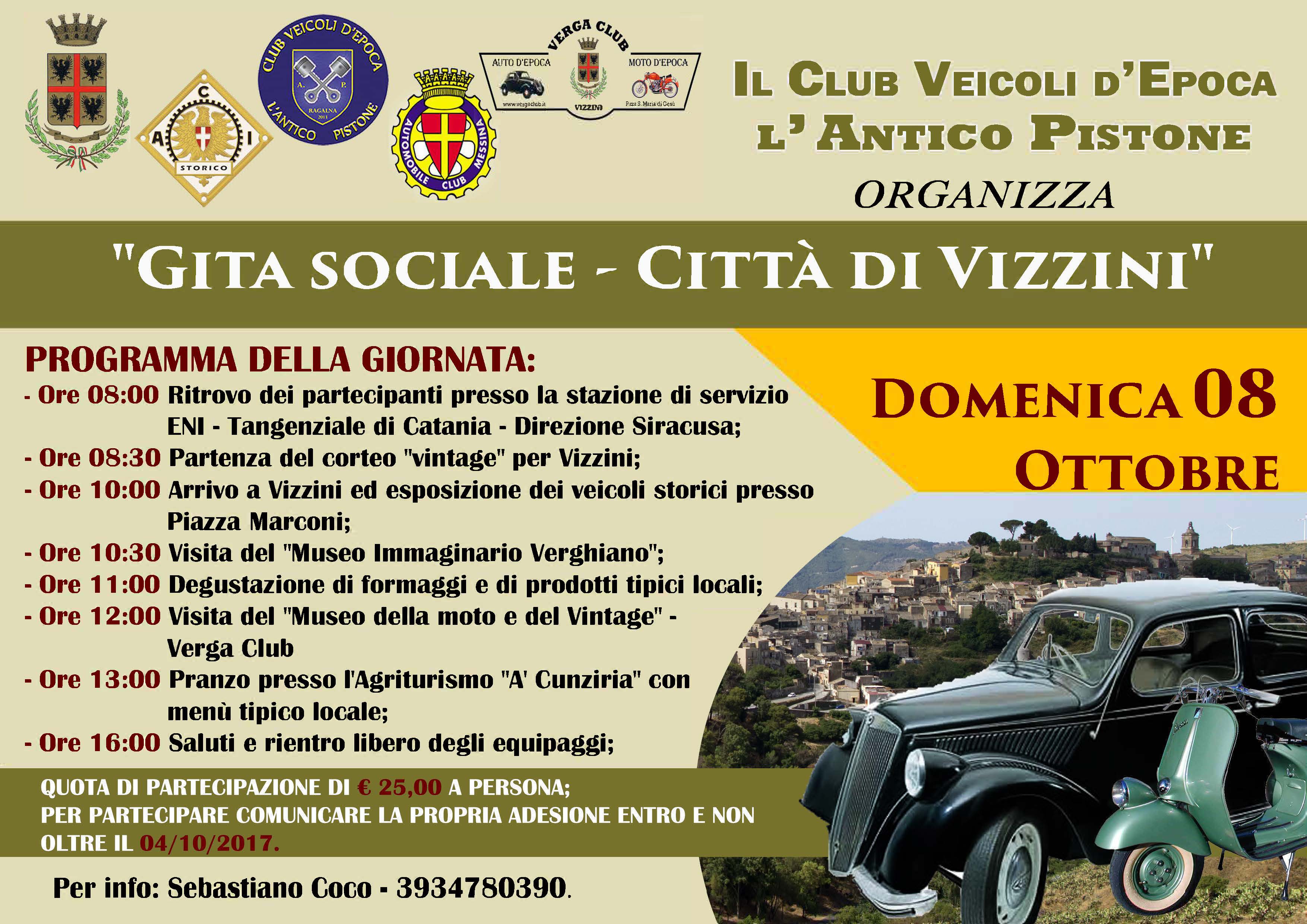 Gita Sociale Città di Vizzini 08/10/2017