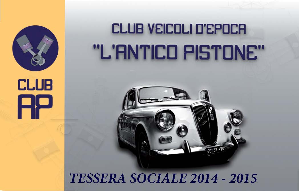 Tessera 2014 Club Antico Pistone