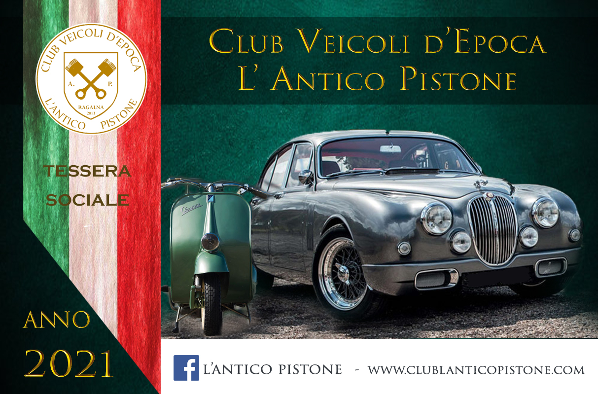 Tessera 2021 Club Antico Pistone